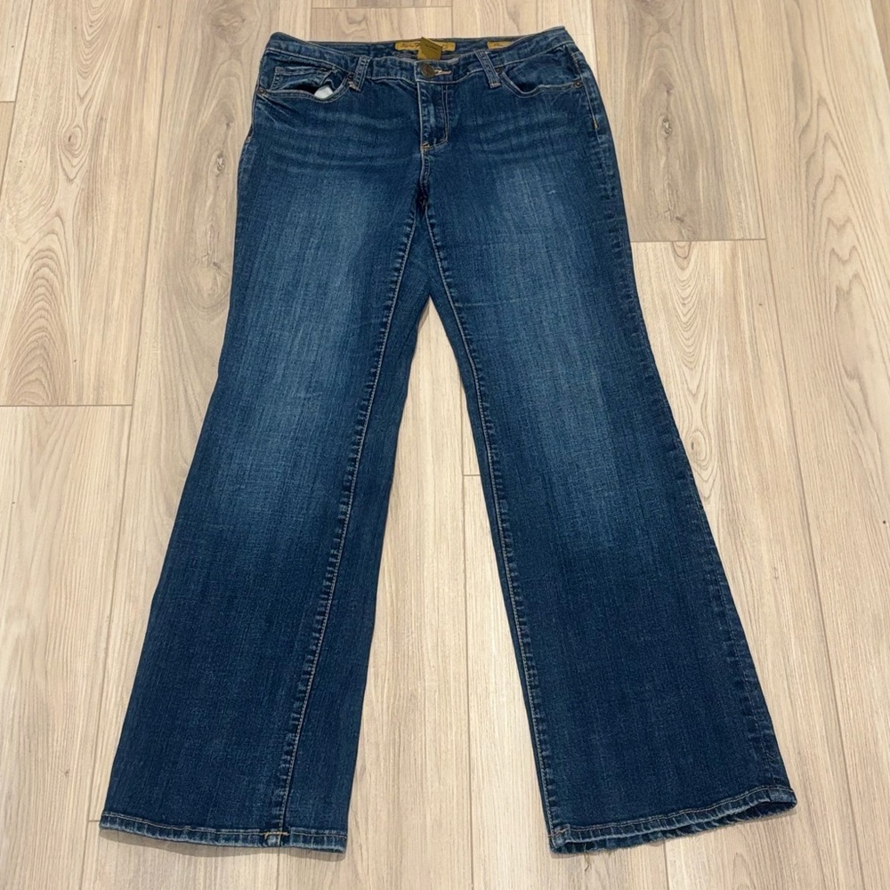 Seven7 Indigo Flare Wide-Leg Jeans